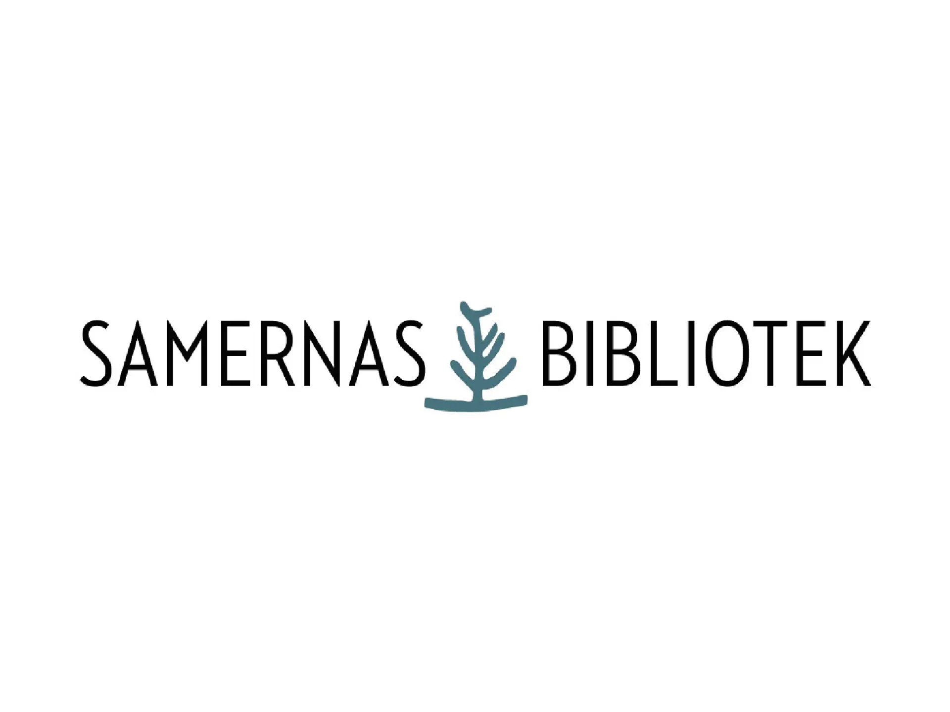 Logga samernas bibliotek.